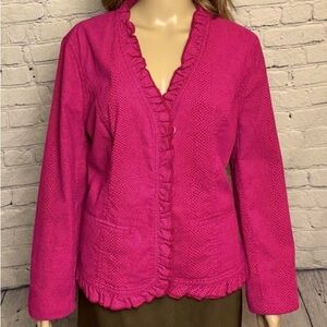 Chicos fusia Bianca patterned cord blazer
Size 2